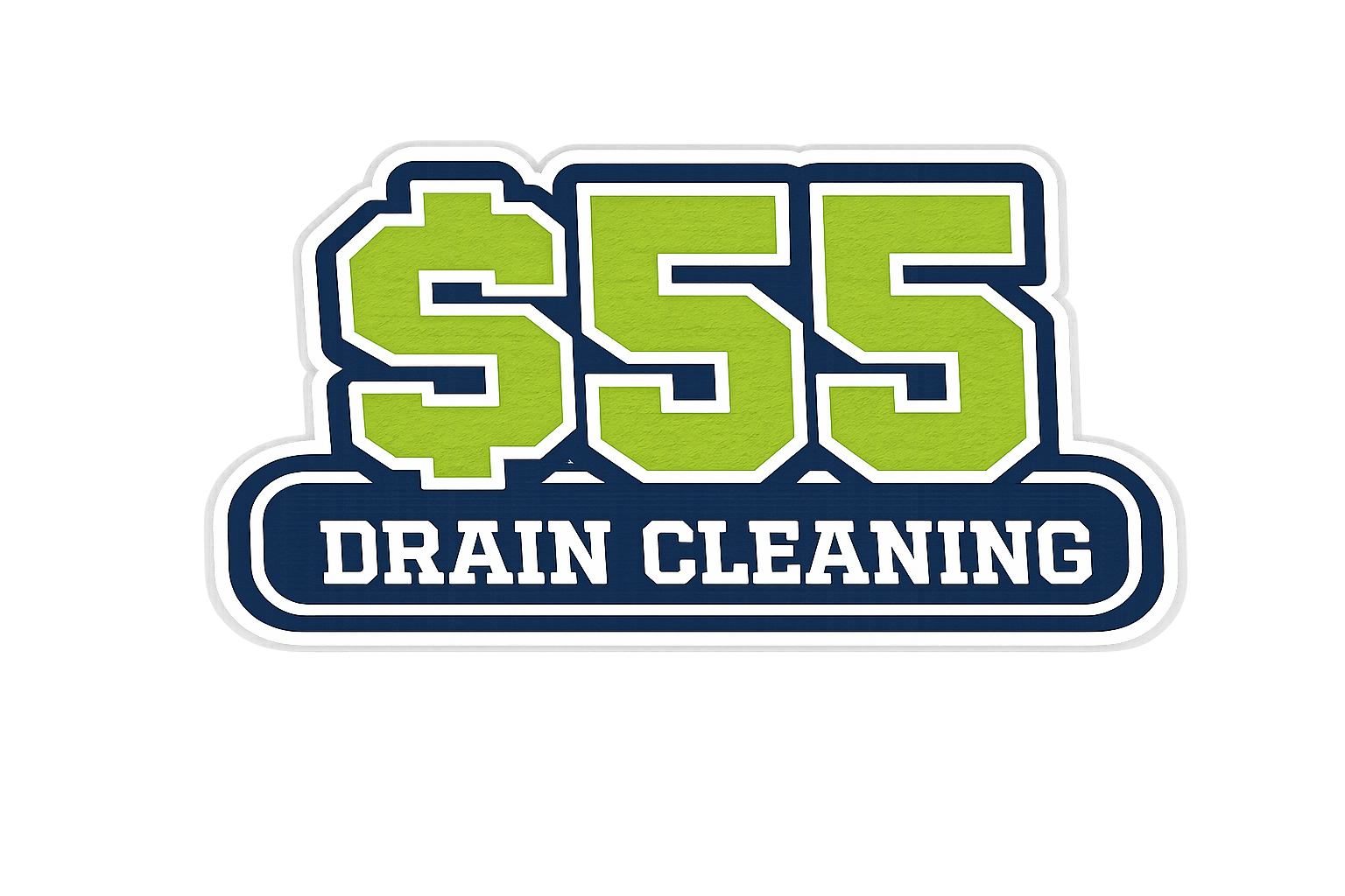 $55 drain cleaning